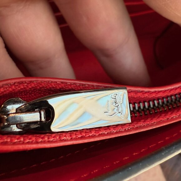 Christian Louboutin Black Leather Embellished Paloma Shoulder Bag - Picture 14 of 16